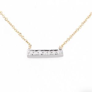 Dana Rebecca Diamond Bar Pendant Necklace